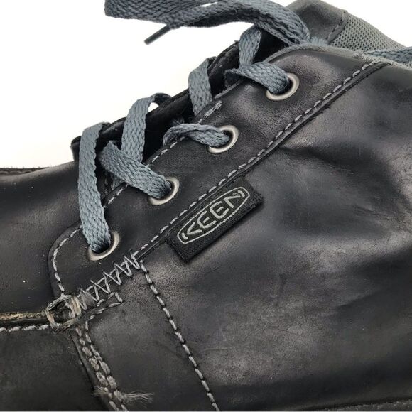 KEEN Black Leather Chukka Lace Up Ankle Boots - Picture 13 of 15